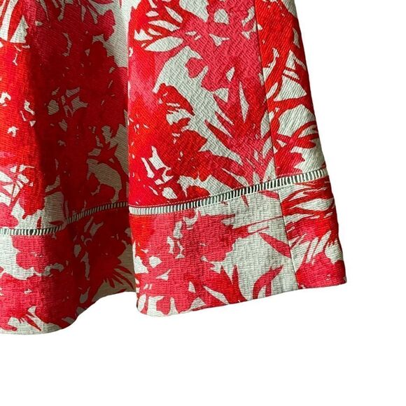 Banana Republic Bold Floral Circle Mini Skirt Size 8 - Picture 8 of 9
